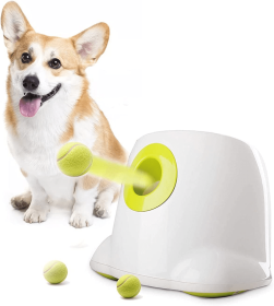 Dog launcher dog server interactive toy tennis ball throwing machine automatic throwing machine pet toy; dog gifts Dog launcher dog server interactive toy tennis ball throwing machine automatic throwing machine pet toy; dog gifts